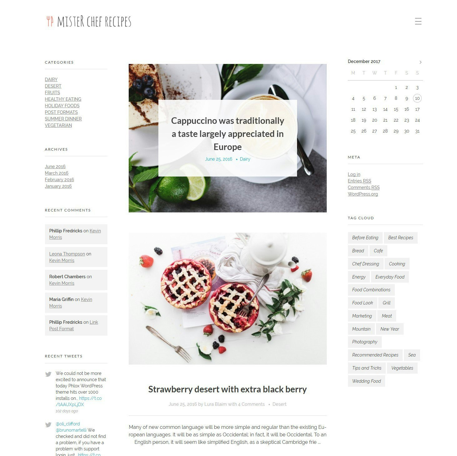 Phlox Free WordPress Theme gallery image
