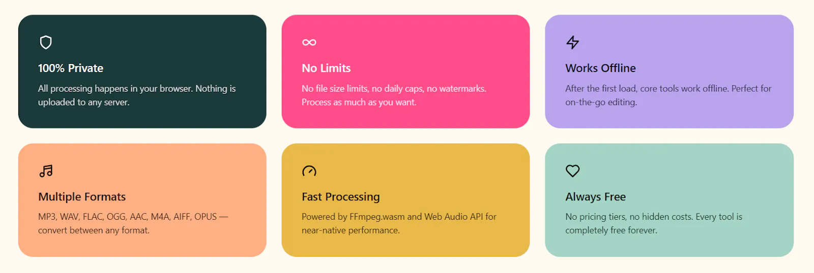 AudioKit — Free Online Audio Tools screenshot 2