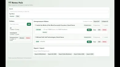 YT Timestamp Notes gallery image