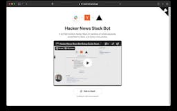 Hacker News Slack Bot media 1