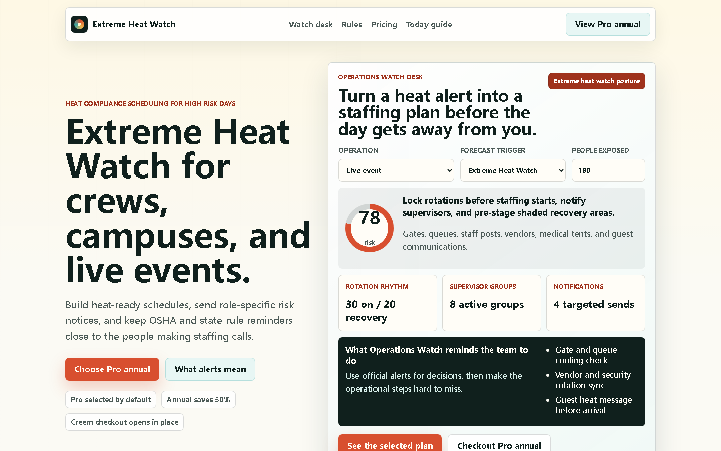Extreme Heat Watch gallery image