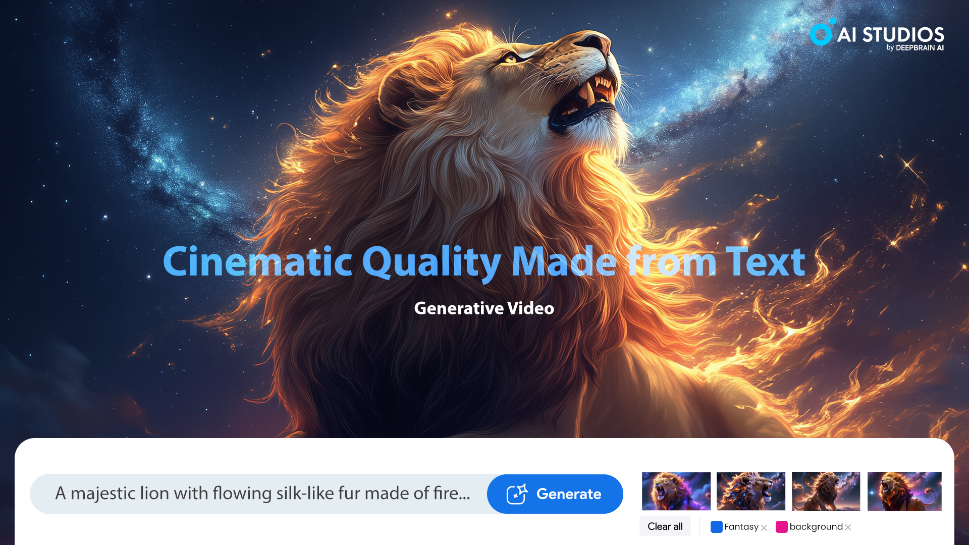 AI STUDIOS 4.0 by DeepBrain AI media 2
