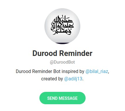 Durood Reminder Bot media 1