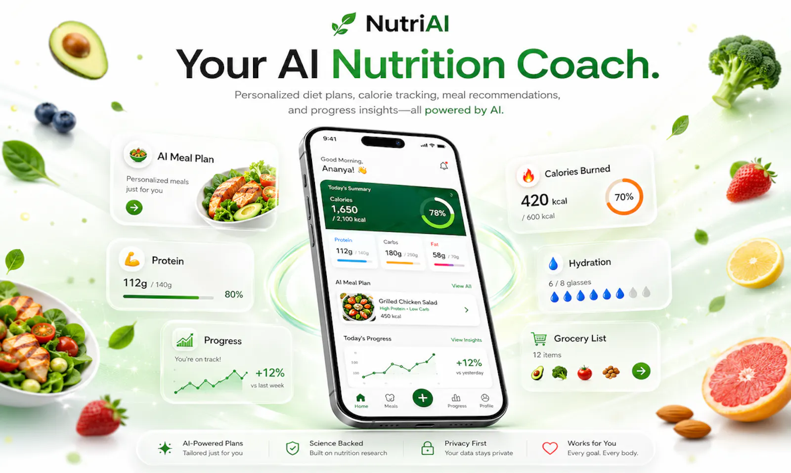 NutriAI: Diet Plan & Tracker screenshot 1