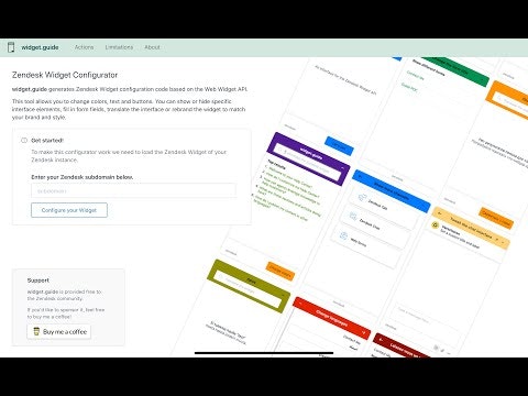 Zendesk Widget Guide gallery image