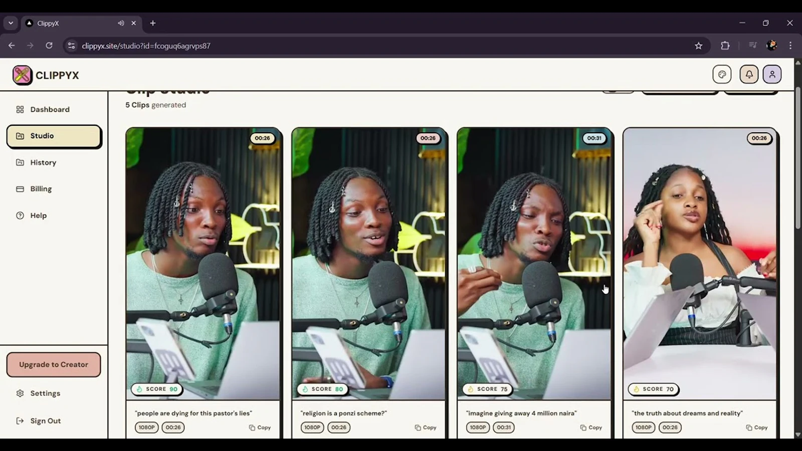 ClippyX screenshot 1 (video preview)