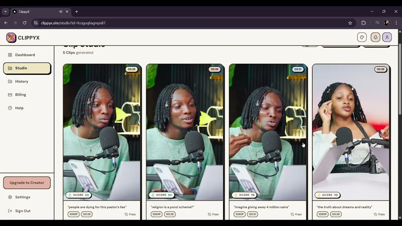 ClippyX screenshot 1 (video preview)