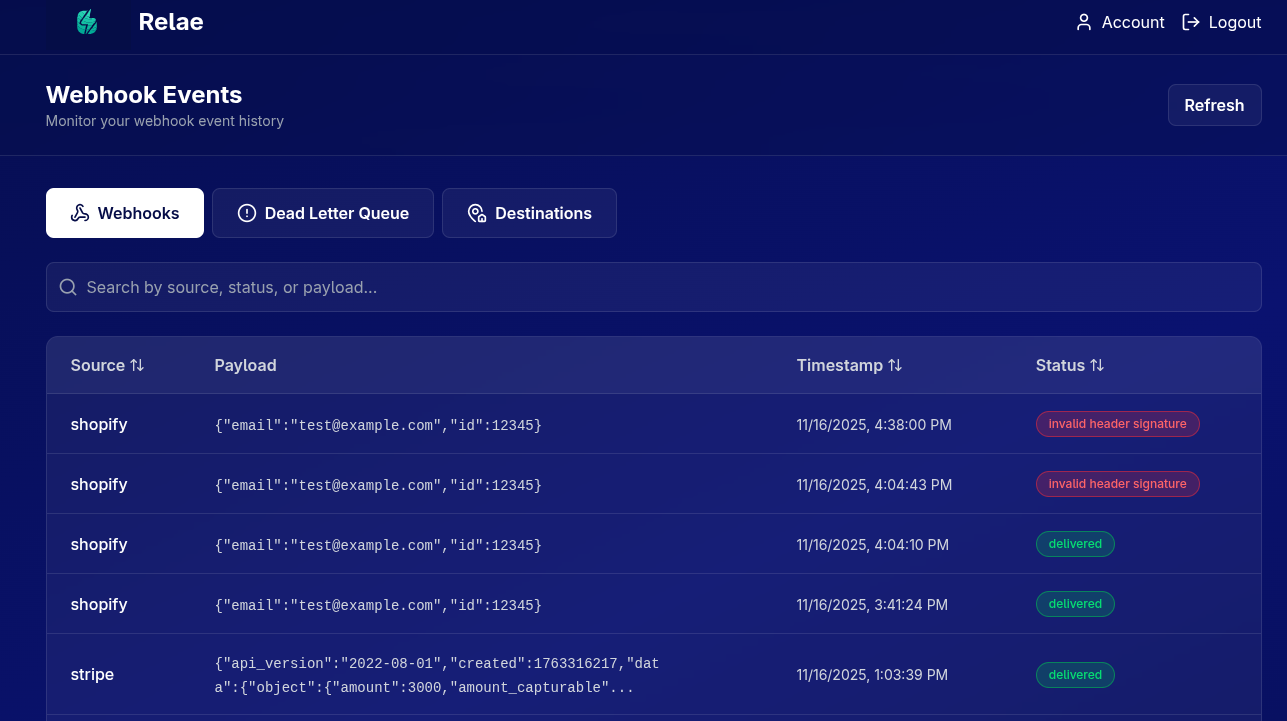 Relae - Screenshot 2 showing product features and functionality