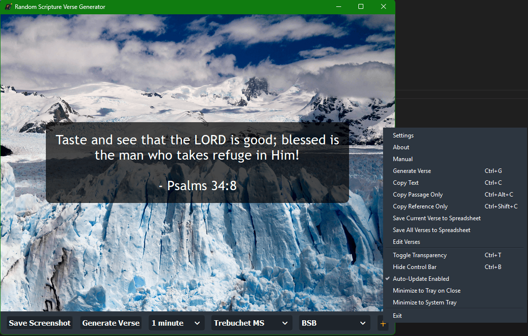 Random Scripture Verse Generator gallery image