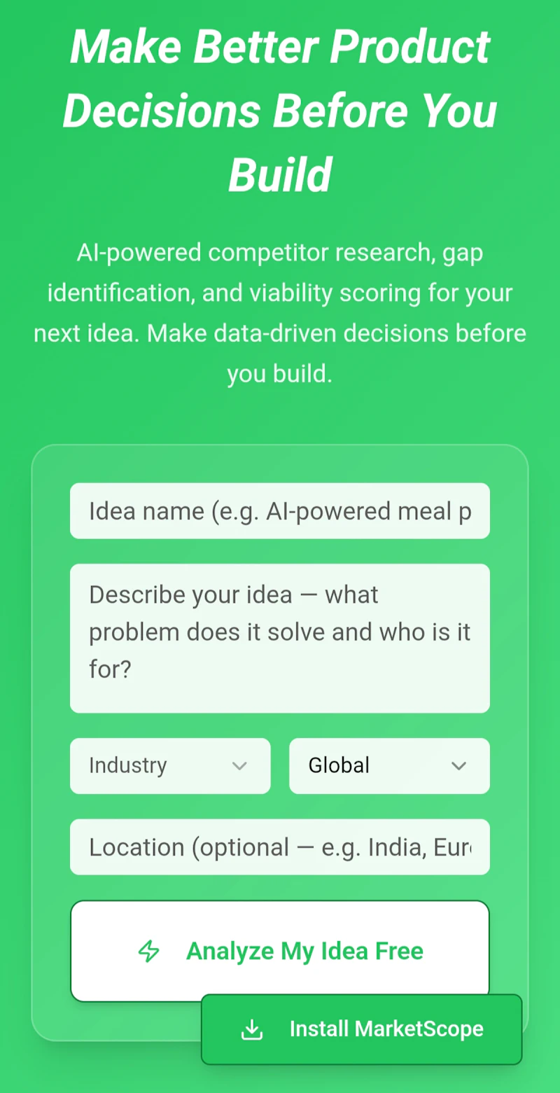 MarketScope screenshot 1