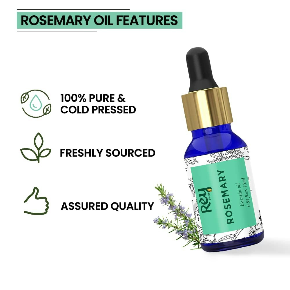 Rey Naturals Rosemary Essential Oil  gallery image