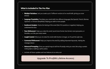 Email Draft Accelerator AI Extension gallery image