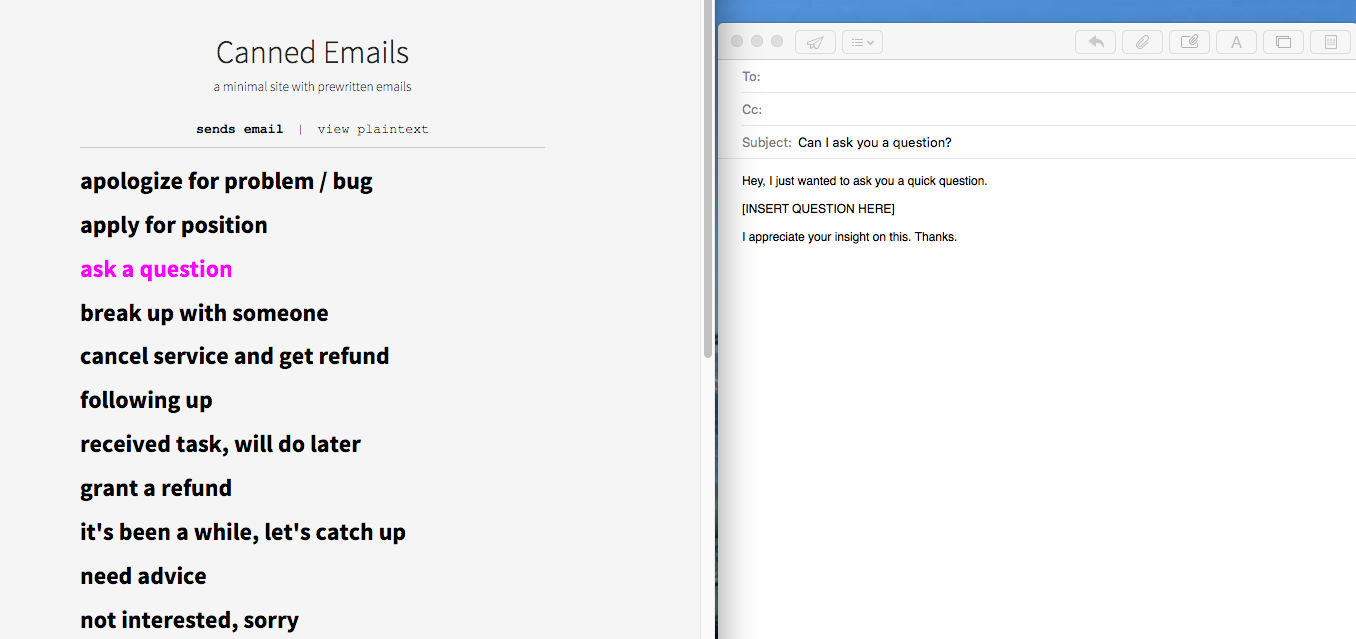 Canned Emails gallery image