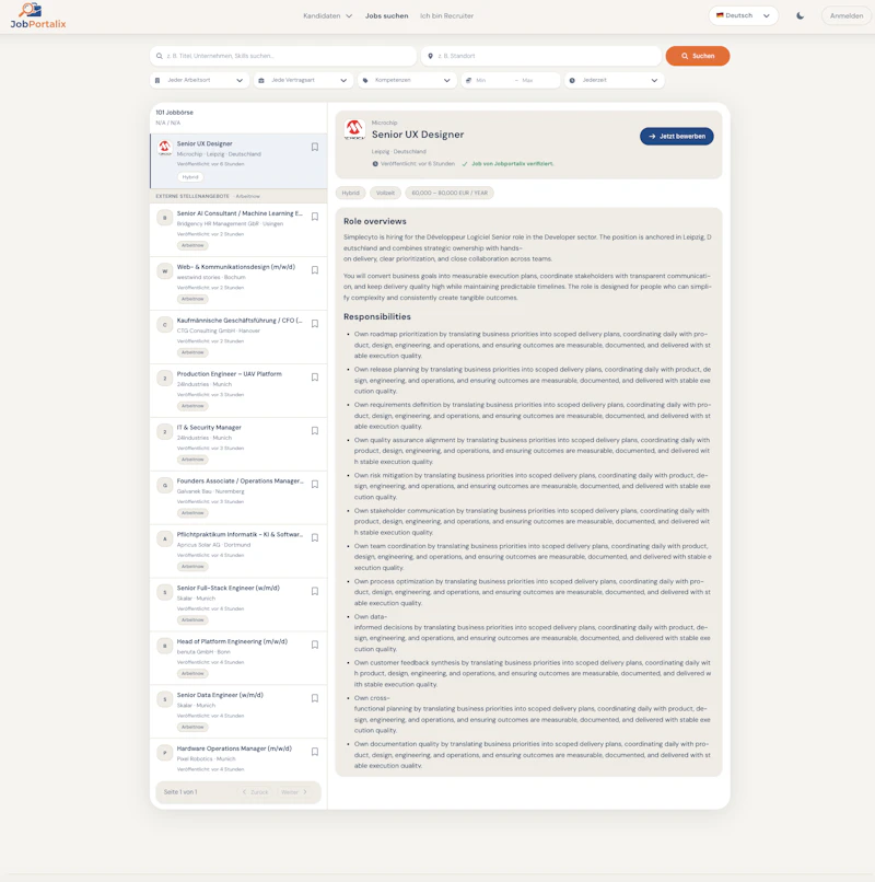 Jobportalix screenshot 4