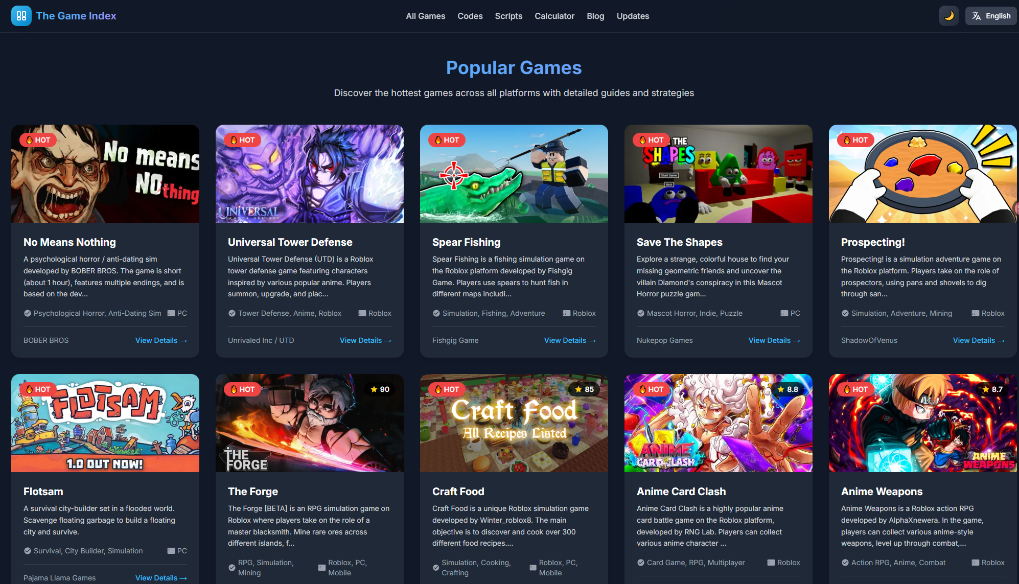 The Game Index gallery image