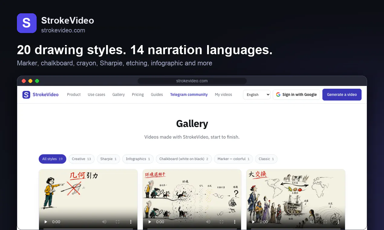 StrokeVideo gallery image