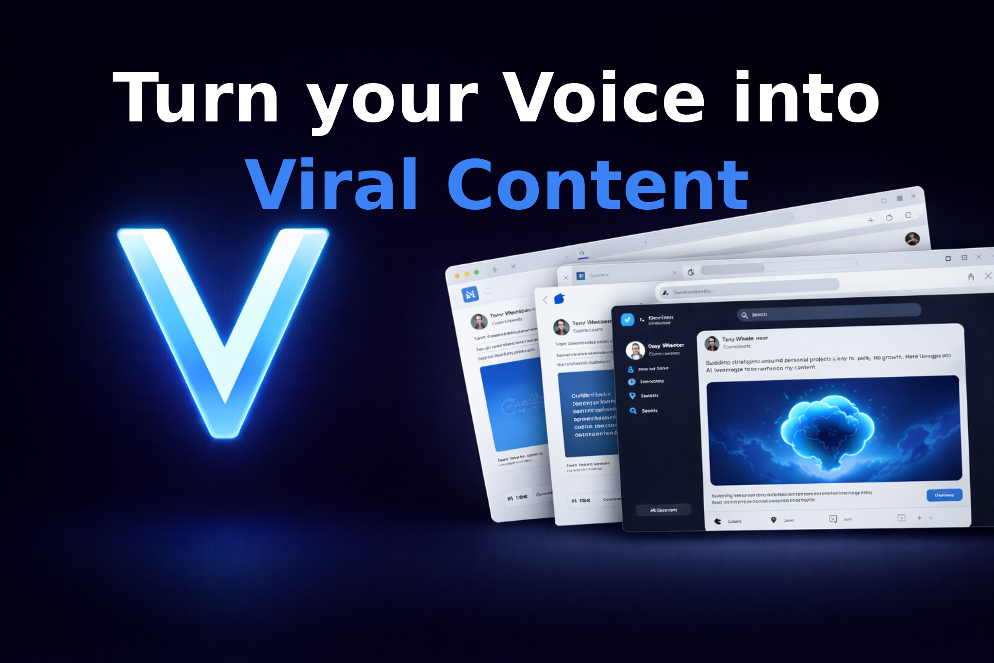 Vocalis - Main product screenshot demonstrating key features and user interface