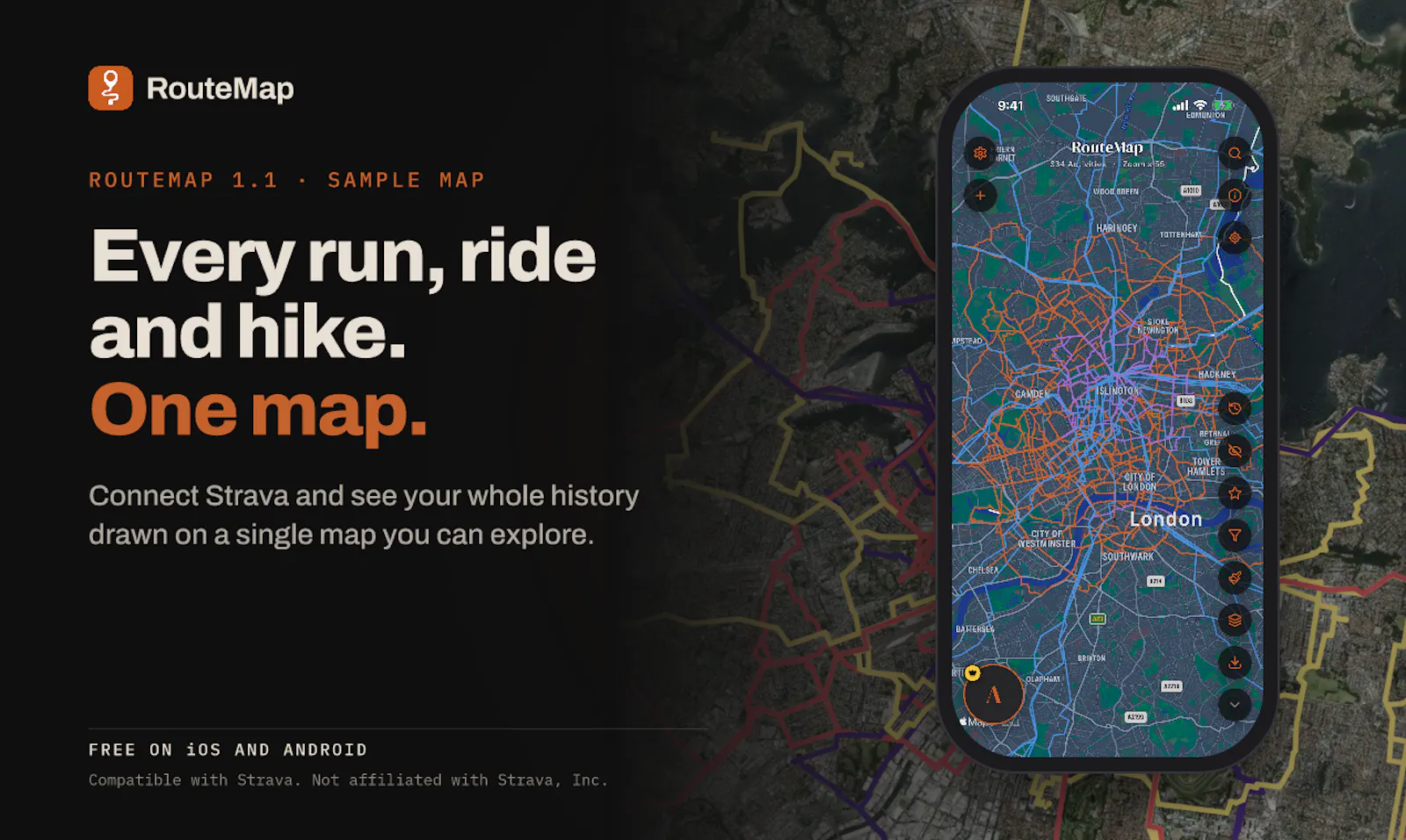 RouteMap screenshot 1