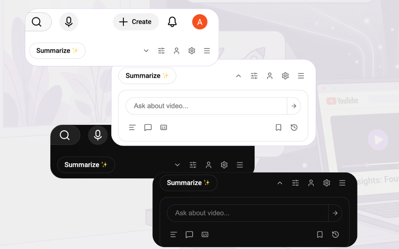 AI Summary: YouTube Summarizer with AI gallery image
