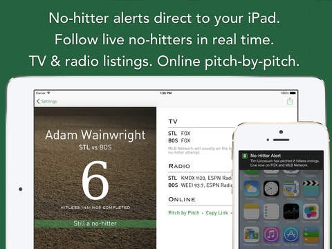 No-Hitter Alerts gallery image