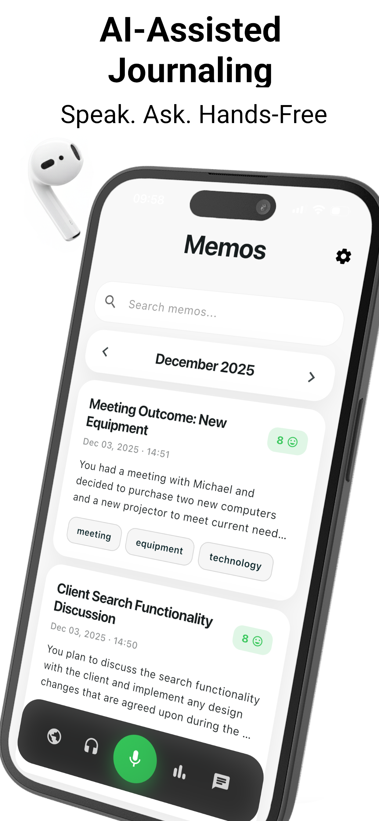 Narrate: AI Voice Journal gallery image