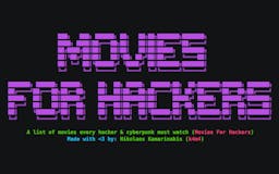 Movies for Hackers media 2