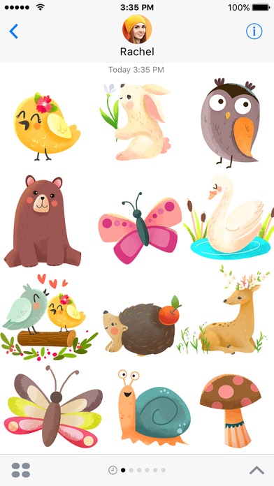 iMessage Stickers - Friends of the Forest gallery image