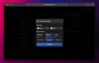 Uniswap V3 Calculator gallery image
