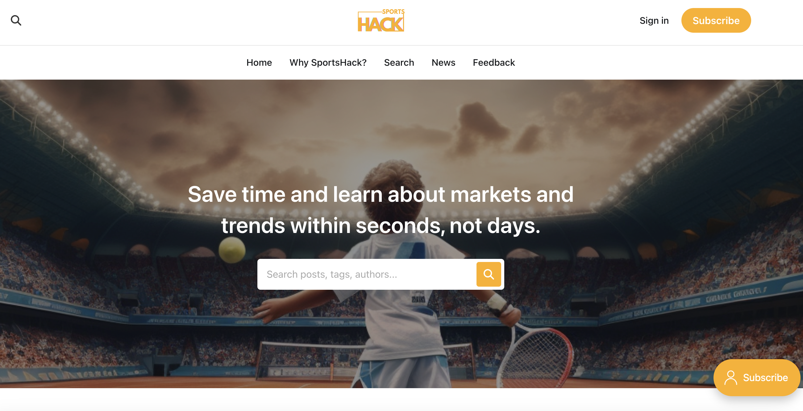 Sportshack - Zamandan tasarruf edin ve birkaç saniye içinde pazarlar hakkında bilgi edinin medya 1