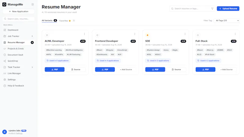 ManageMe screenshot 3