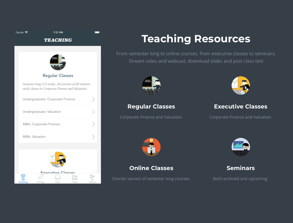 Aswath Damodaran Mobile App gallery image