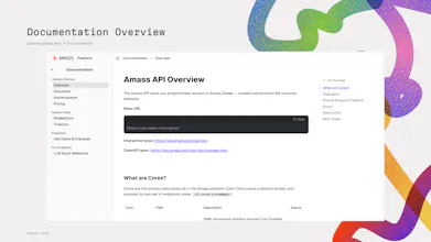 Amass API gallery image