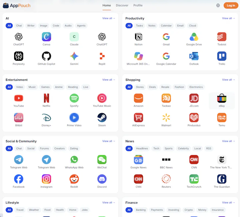 AppPouch screenshot 2