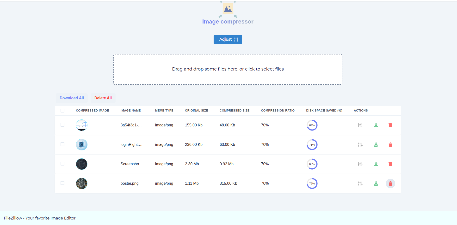 Image Processing Web App gallery image