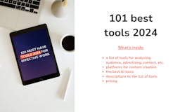 Top 101 marketing tools 2024 media 1