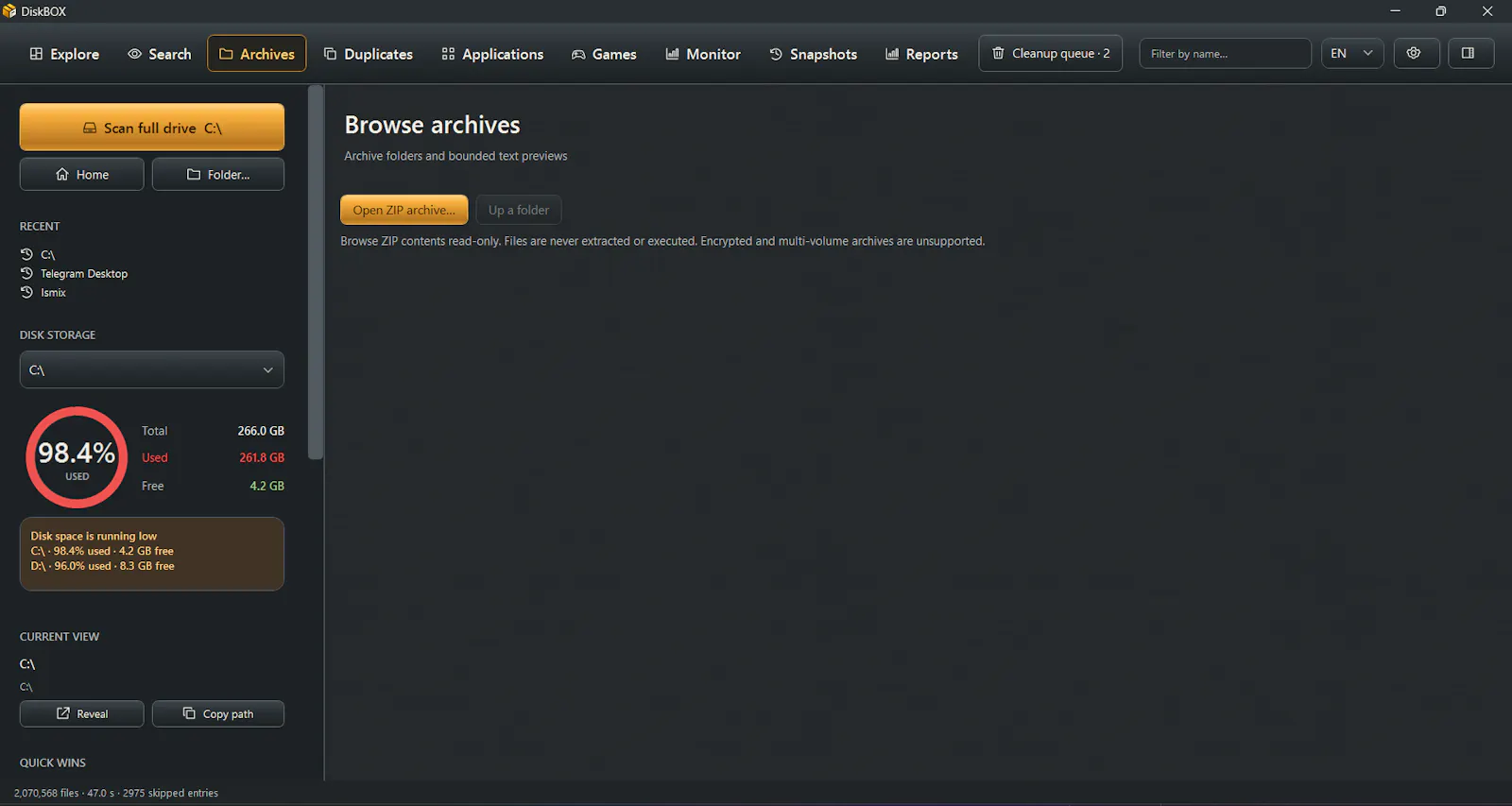 DiskBOX screenshot 10