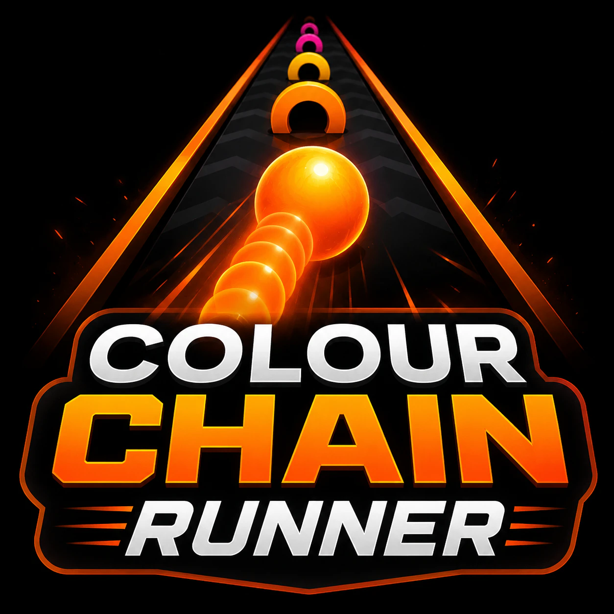 Colour Chain runner  logo