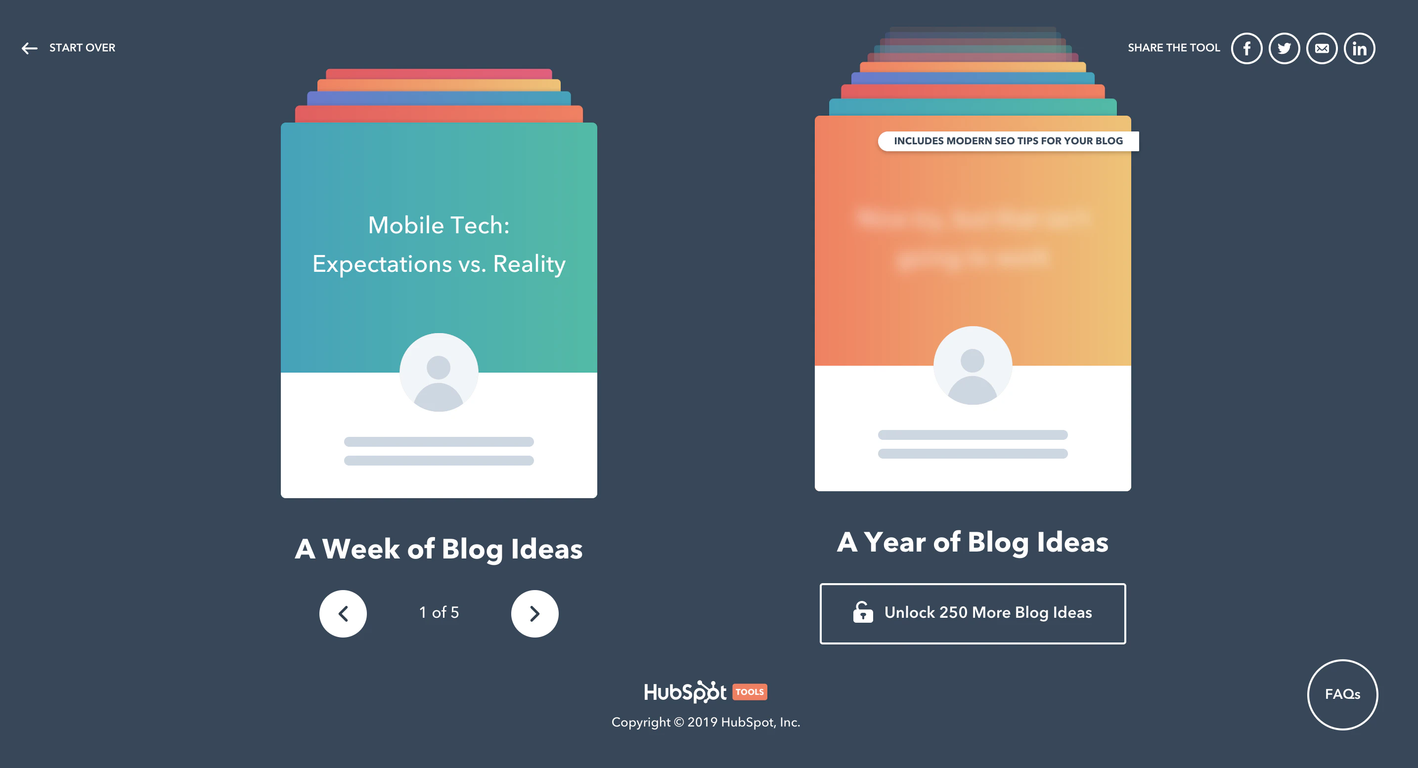 Hubspot-Blog Ideas Generator 