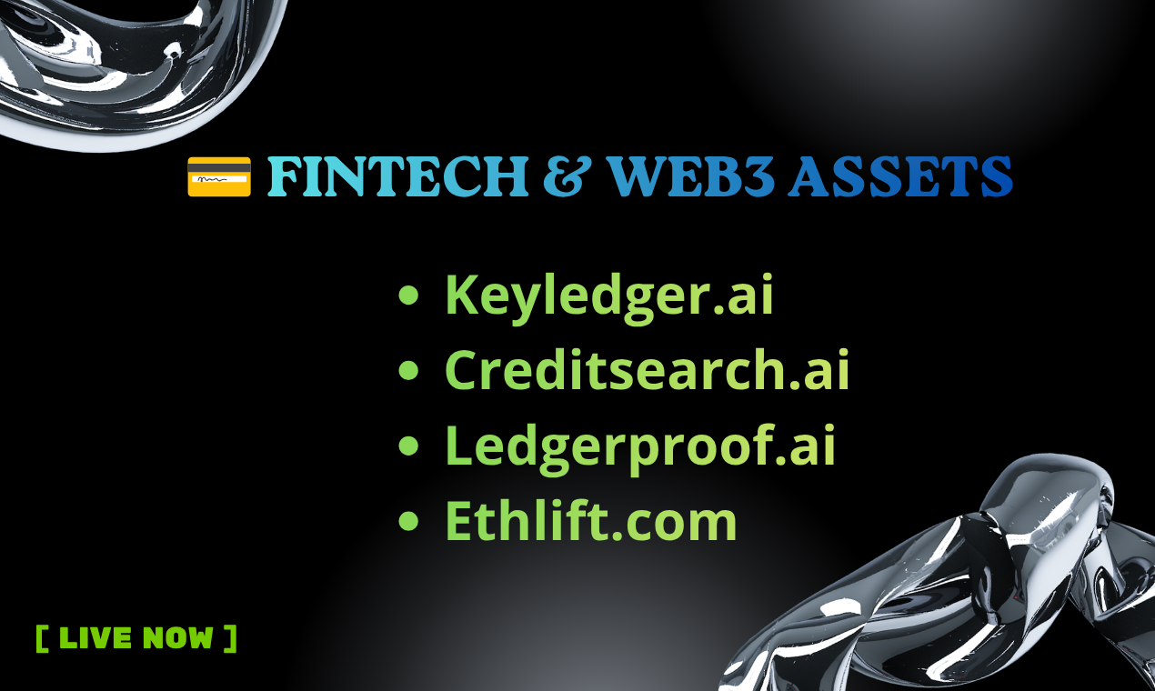 Premium AI, Fintech & Web3 Domain Drop gallery image