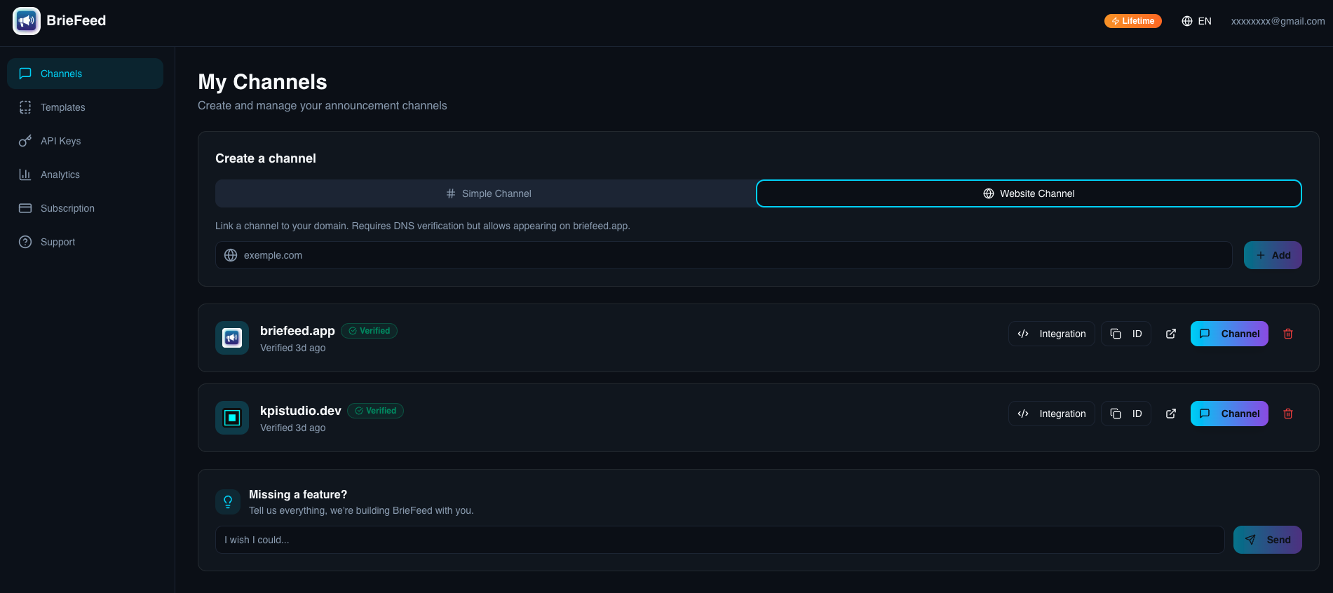 BrieFeed gallery image