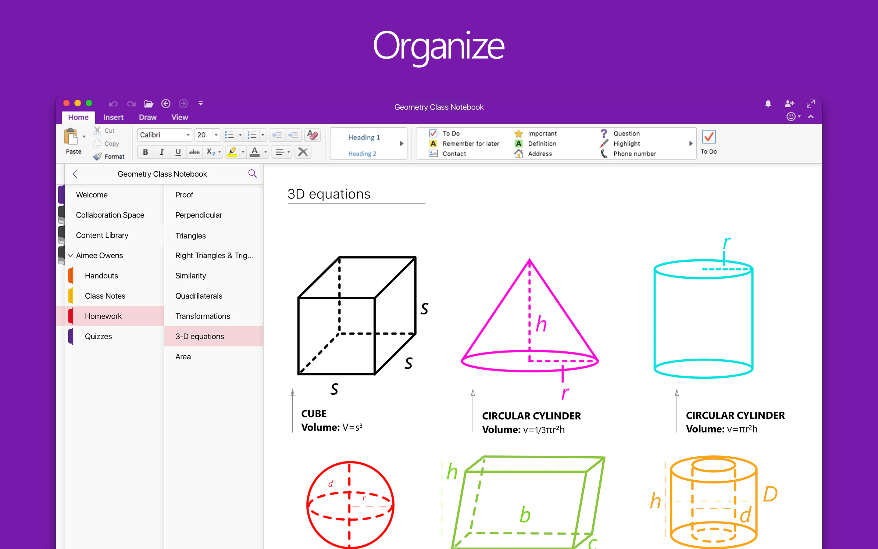 OneNote - Redesigned