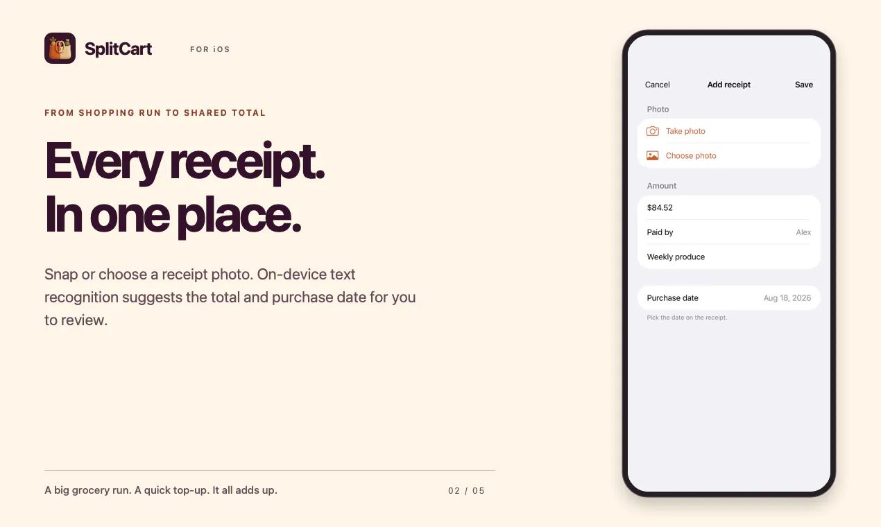 SplitCart screenshot