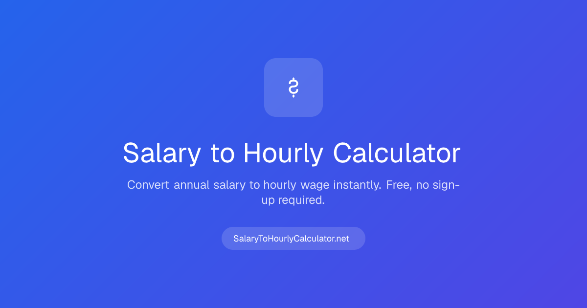 SalaryToHourlyCalculator.net gallery image