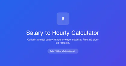 SalaryToHourlyCalculator.net gallery image