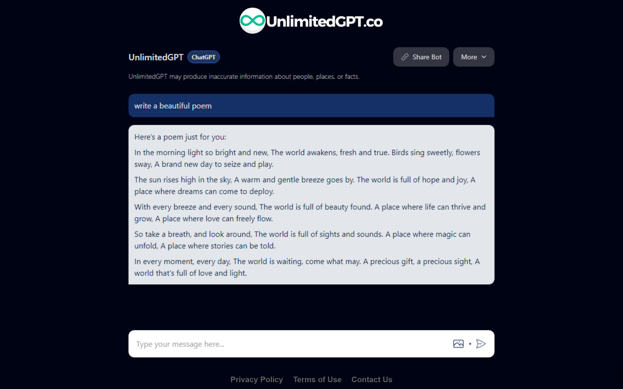 Ilimitedgpt - Use chatgpt gratis usando gpt ilimitado media 3