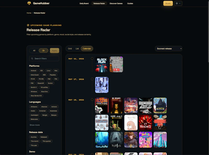 GameHubber screenshot 2