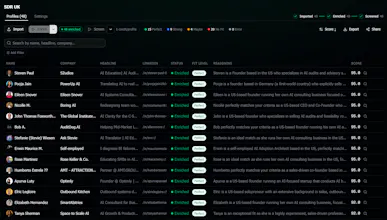 Screener AI (Linkedin real-time data) gallery image