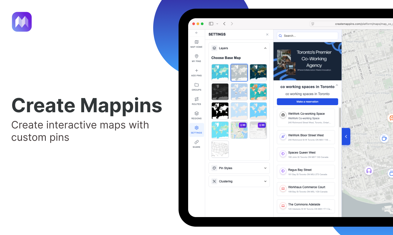 Create Mappins gallery image