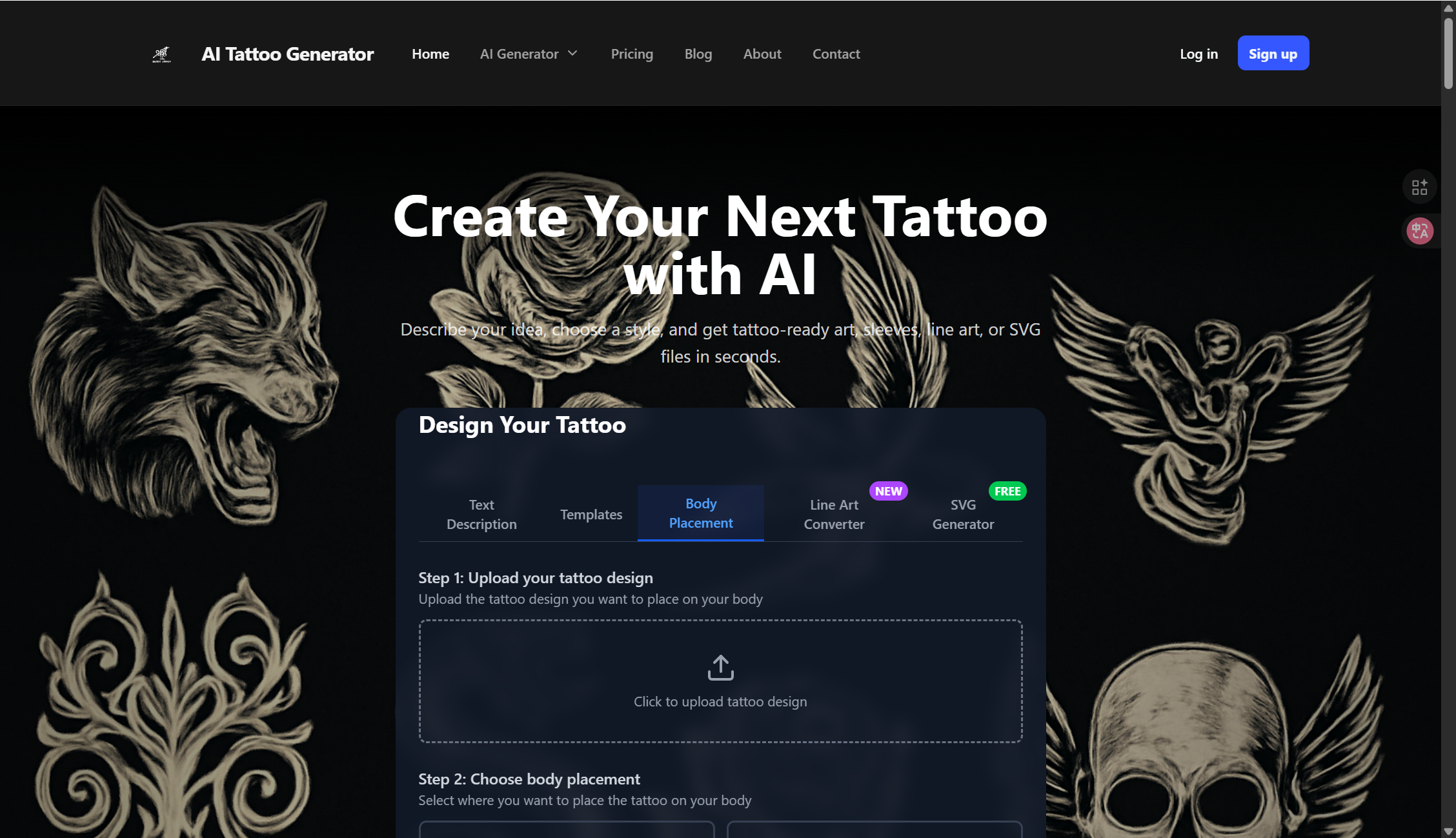 Ai tattoogenerator  gallery image