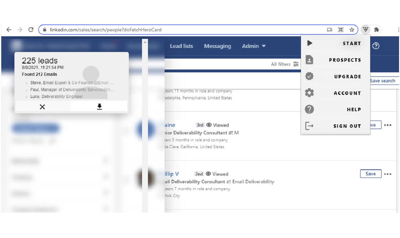 LinkedIn Scraper + Email Finding gallery image